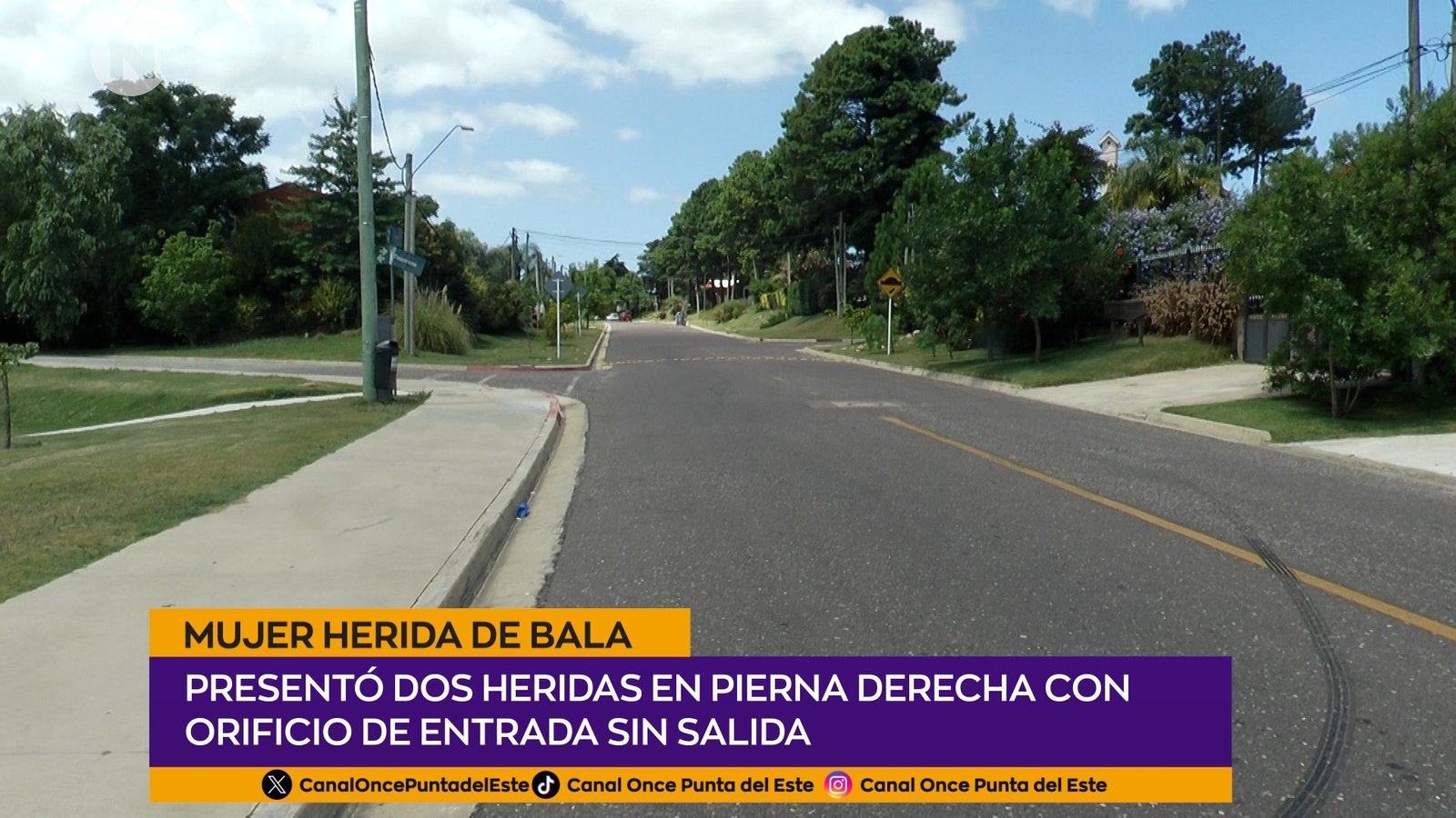 Mujer herida de bala en el barrio Los Olivos Última hora Una mujer