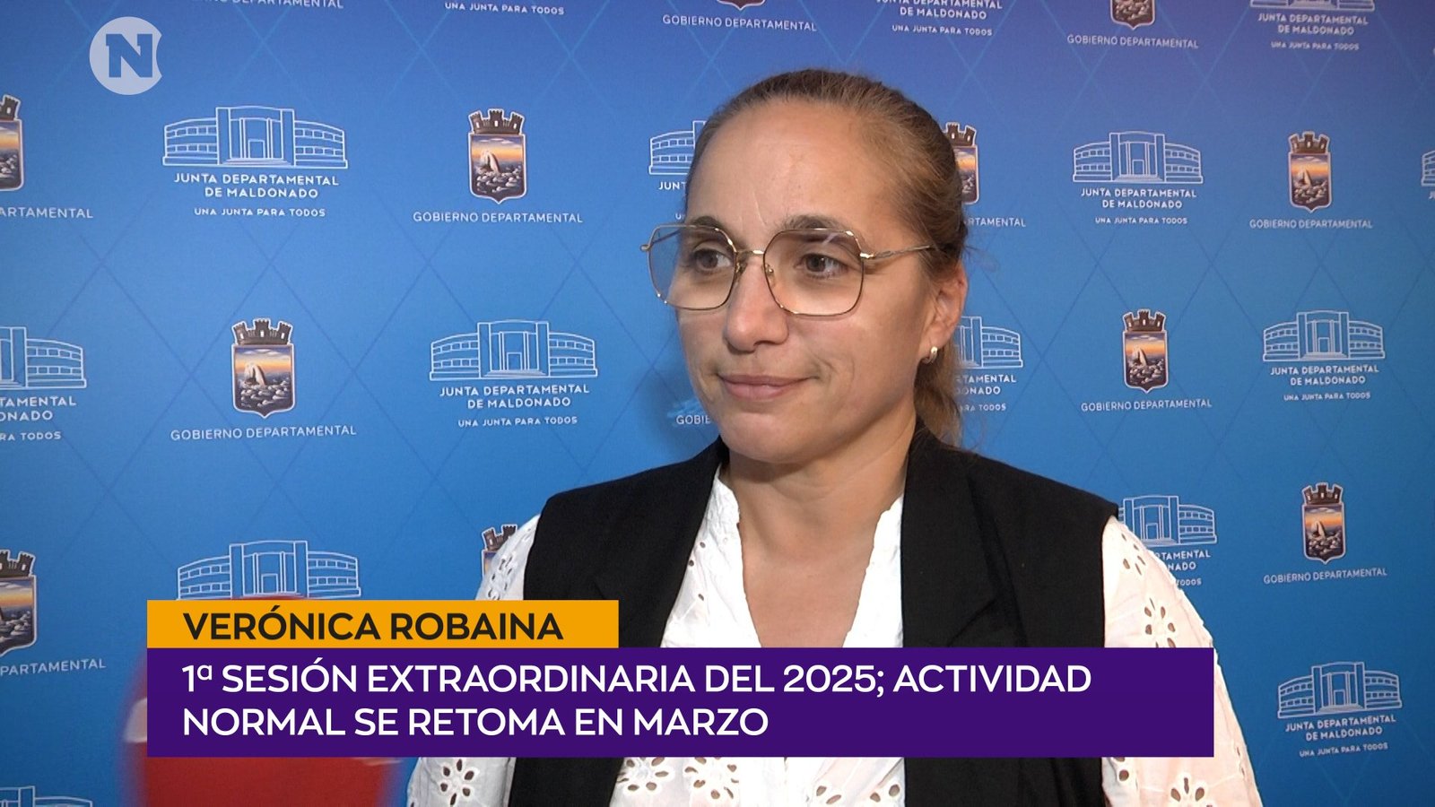 Gestión Verónica Robaina La presidenta de la Junta Departamental