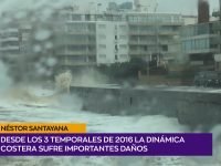 Santayana erosión de la costa